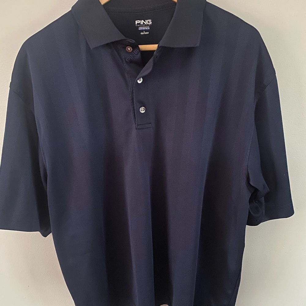 Ping Men's Dark Blue Performance‎ Dynamics Polo Shirt size L
